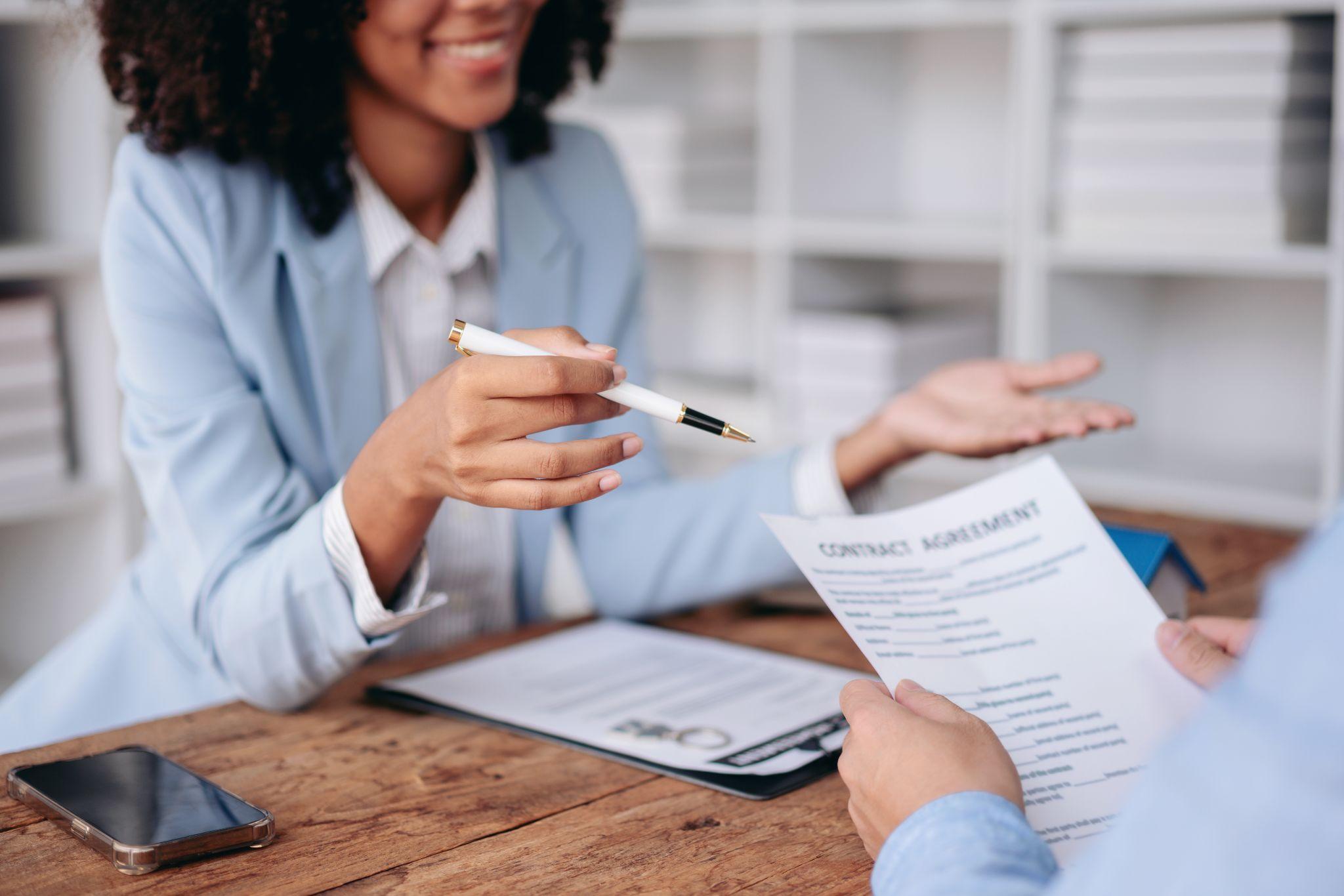 Reviewing an estate contract